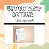 Occupational therapy upper case letter printing workbook