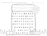 Uppercase A-Z letter search printable worksheets