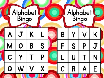 Uppercase Alphabet Bingo by Amber Wilburn | Teachers Pay Teachers