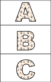 Preview of Uppercase Alphabet - Bumble bee