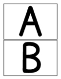 Uppercase Alphabet Flash Cards