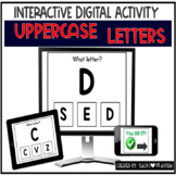 Uppercase Alphabet Match Digital Task Cards | Letter Boom Cards