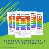 Uppercase Alphabet Pop-It Cards