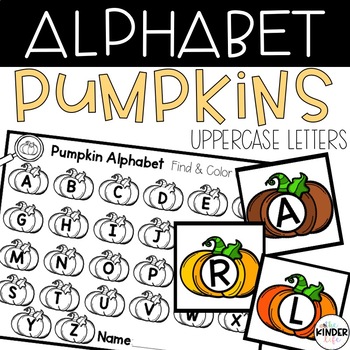 Uppercase Letters Alphabet Pumpkins by The Kinder Life - Amy McDonald