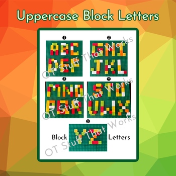 Preview of Uppercase Block Letters