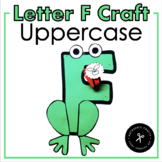 Uppercase F for Frog Craft