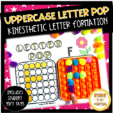 Uppercase Kinesthetic Letter Formation POP Mats for Popping Toy