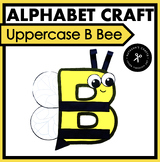 Alphabet Uppercase B Craft Bumblebee