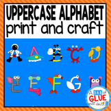 A-Z Uppercase Letter Crafts and Worksheet Bundle