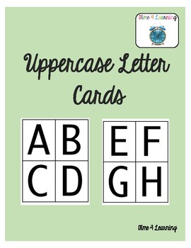 Preview of Uppercase Letter Cards