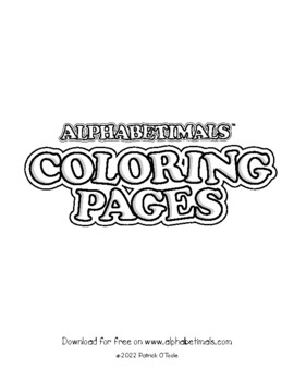 Uppercase letter coloring