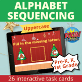 Uppercase Letter Sequencing Boom Cards Christmas Alphabet 