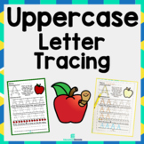 Uppercase Letter Tracing and Practice - NO PREP Alphabet T