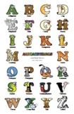 Uppercase Letter Wall Poster – Alphabetimals Alphabet Printables