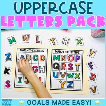 Preview of Uppercase Letters Activities for Preschool Basic Skills | MEGA PACK