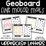 Uppercase Letters Fine Motor Mats Geoboards