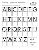 Uppercase Letters Printable