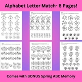 Uppercase Lowercase Letter Matching, Spring Theme, Bundle,