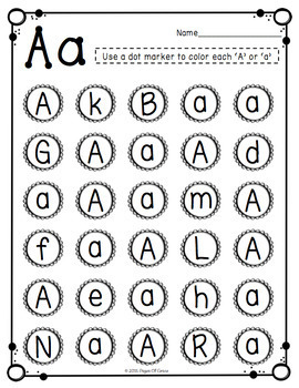 letter recognition activities uppercase lowercase by pages of grace