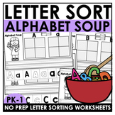 Uppercase Lowercase Letter Sorting | Letter Identification