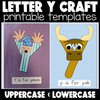 Lowercase Letter Y Template Printable