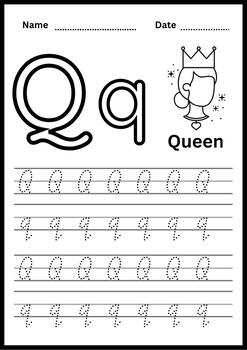 Uppercase & Lowercase Letters Tracing Practice/Alphabet Tracing Worksheets