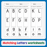 Matching Uppercase And Lowercase Letters By Cutting And Pa