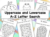 Uppercase and Lowercase A-Z Letter Search Bundle