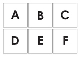 Uppercase and Lowercase ABC Flashcards