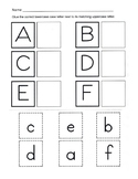 Alphabet Recognition / Uppercase and Lowercase Alphabet Ma