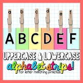 Uppercase and Lowercase Alphabet Strips