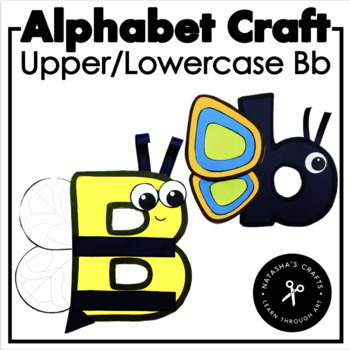 Uppercase and Lowercase Letter Bb Craft | TpT