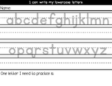 Uppercase and Lowercase Letter Practice A-Z