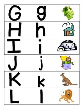 Uppercase and Lowercase Letter Puzzle by Jordan Journeys | TpT