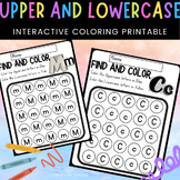 Uppercase and Lowercase Letter Recognition Printable Worksheets
