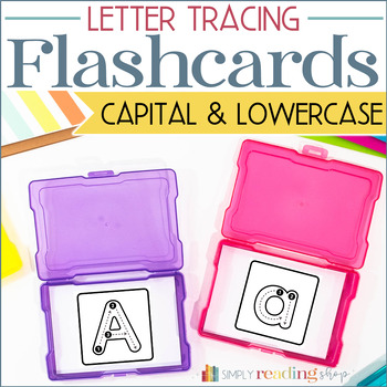 Preview of Uppercase and Lowercase Letter Tracing Cards - Letter Formation Practice