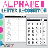 Uppercase letter & Lowercase letter Alphabet Tracing & A-Z
