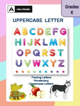 Preview of Uppercase letters A-Z for pre-school/kindergarten