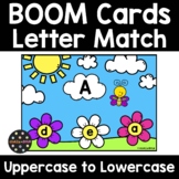 Uppercase to Lowercase Letter Match BOOM Cards | Letter Id