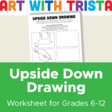 Upside Down Drawing Art Worksheet