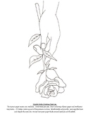 Upside-down Drawing Exercise Rose