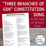 Uptown Funk US Constitution Song: Three Branches of Government
