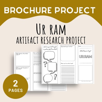 Preview of Ur Ram Ancient Artifact Research Brochure, PDF, 2 Pages