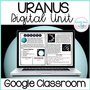 Preview of Uranus Digital Distance Learning Research Unit for Google Classroom