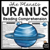 Planet Uranus Reading Comprehension Informational Text Wor