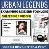 Urban Legends - Folktales & Folklore Activities - Digital 
