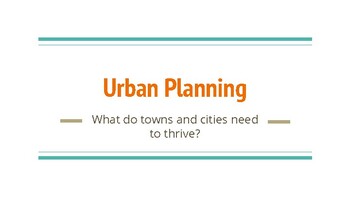 Preview of Urban Planning - Lecture Notes