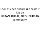 Urban, Rural, & Suburban Slideshow