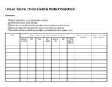 Urban Storm Drain Debris Data Collection