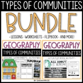 Types of Communities Activities & Flip Book - 2nd, 3rd & 4